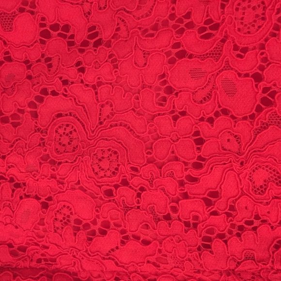NEW REVOLVE Bardot Solange Red Lace Dress S - Picture 6 of 7